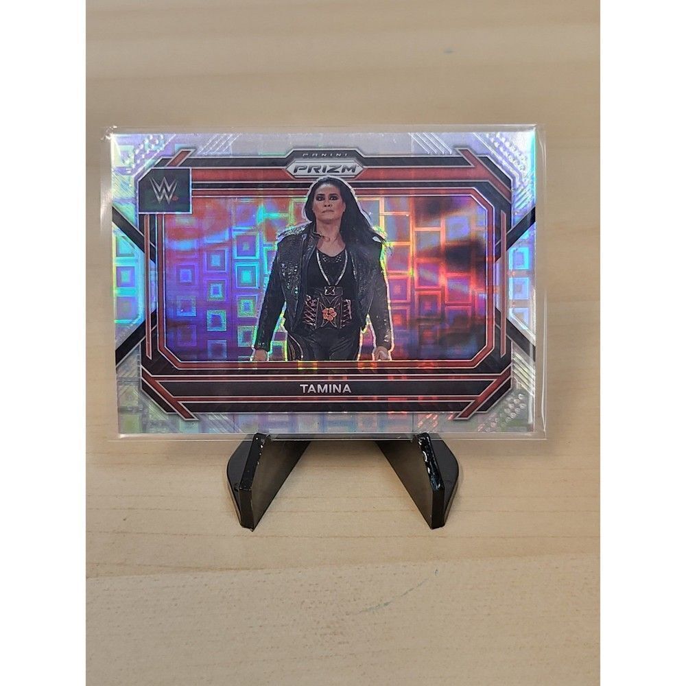 2023 WWE Panini Prizm Premium Card Tamina No.11  /199